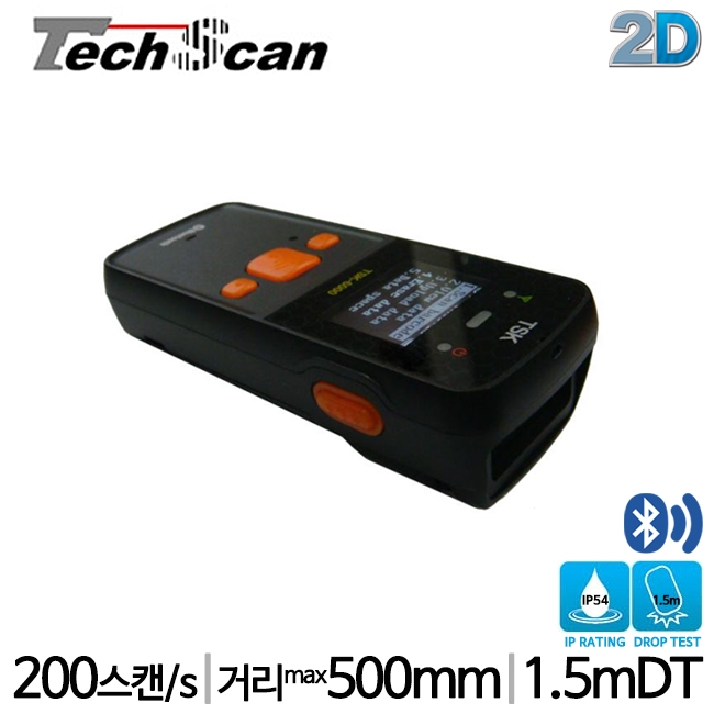 테크스캔  TSK-6000 바코드리더기 1D 2D